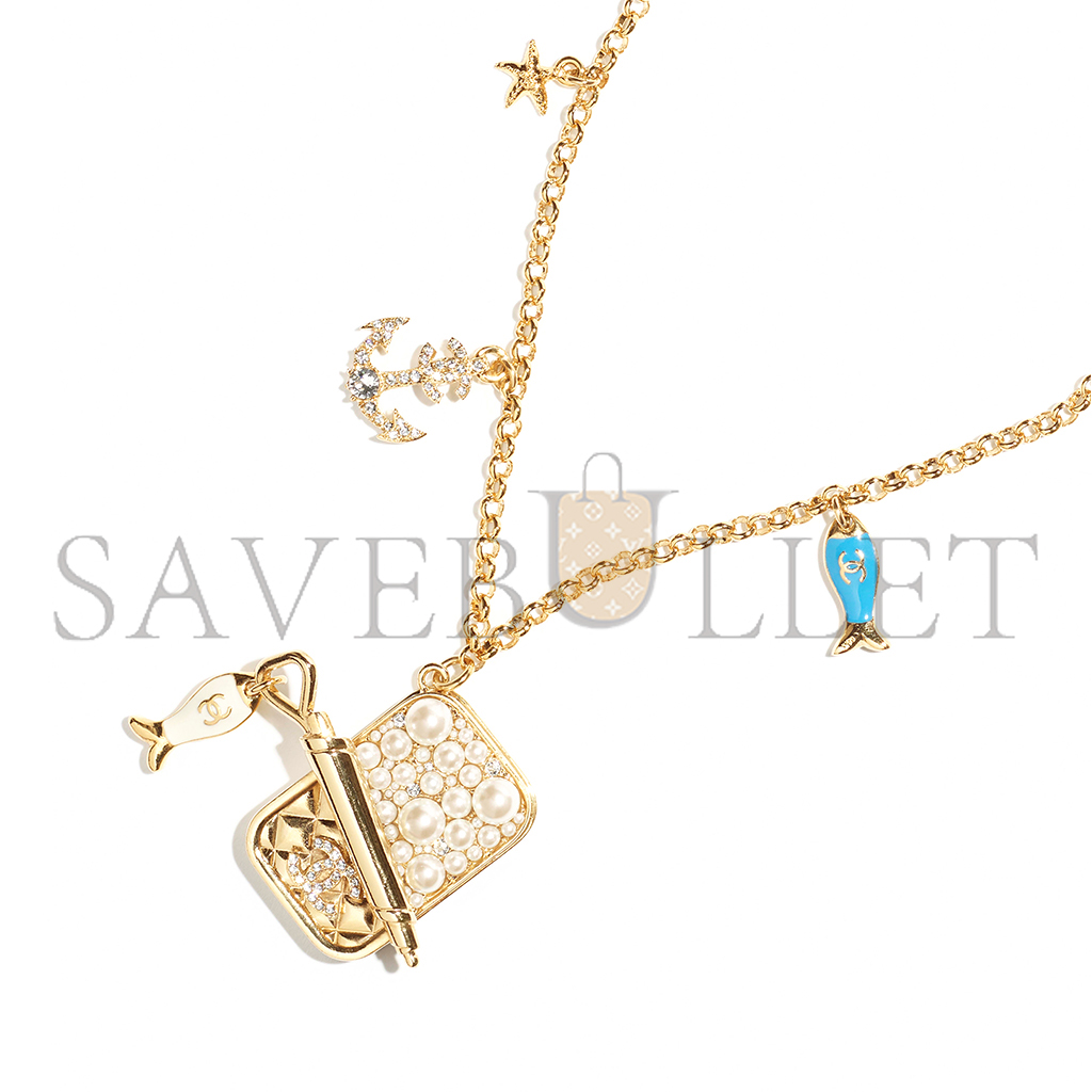 CHANEL LONG PENDANT NECKLACE ABF041